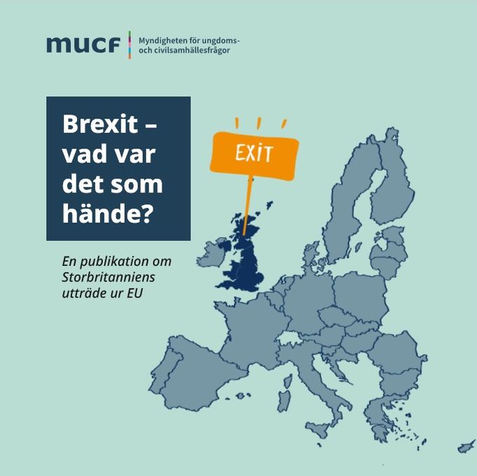 Omslaget till MUCF:s rapport "Brexit – vad var det som hände?"
