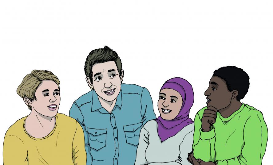 Illustration för webbutbildningen Rätt att veta!