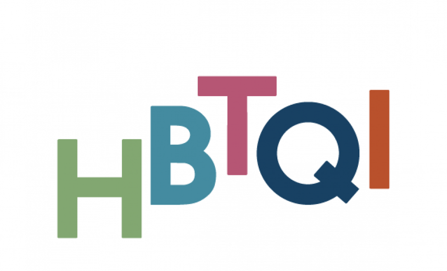Tecknade hbtqi bokstäver