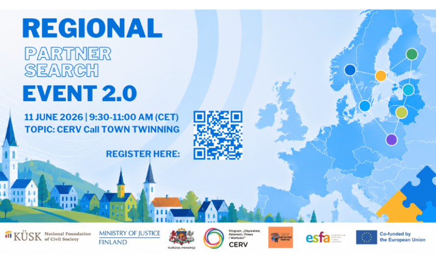 Regionalt evenemang för CERV-utlysningen Town Twinning 2026