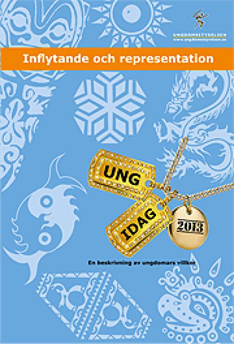 Bling bling! Guldsmycke med präglad text: Ung idag  2013