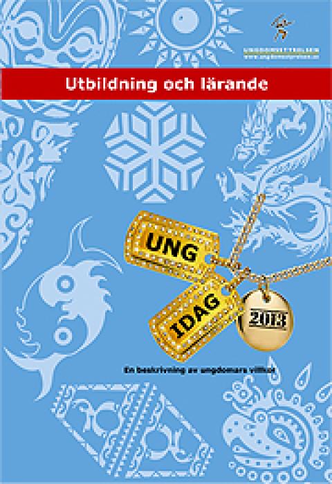 Bling bling! Guldsmycke med präglad text: Ung idag 2013
