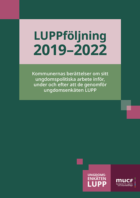 Bilden visar framsidan på rapporten LUPPföljning 2019-2022