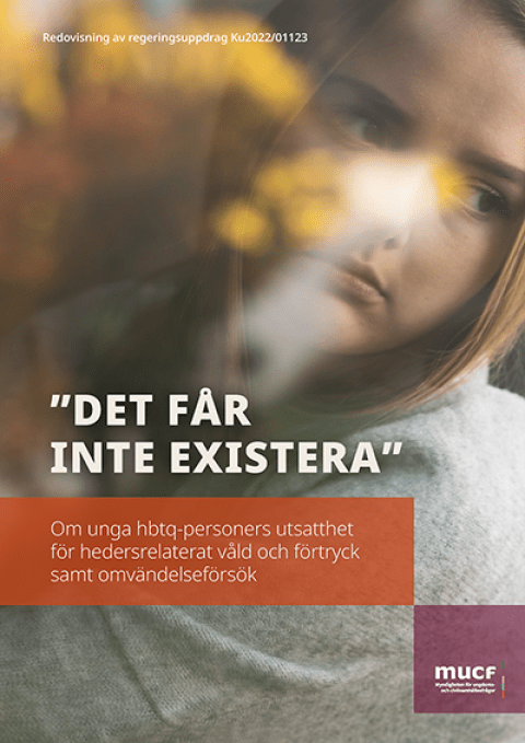 Bilden visar framsidan av rapporten "Det får inte existera".