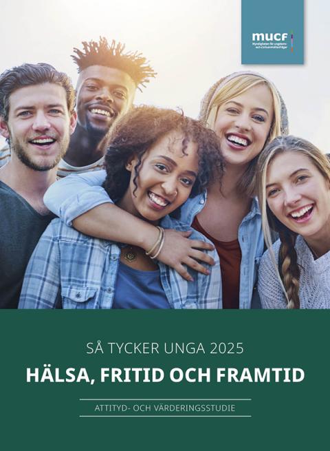 Framsidesbild på rapporten Så tycker unga 2025 - hälsa, fritid och framtid