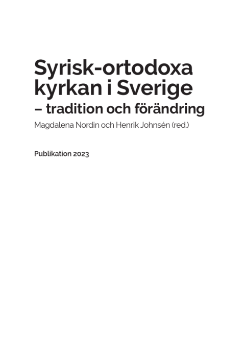 Syrisk ortodoxa kyrkan
