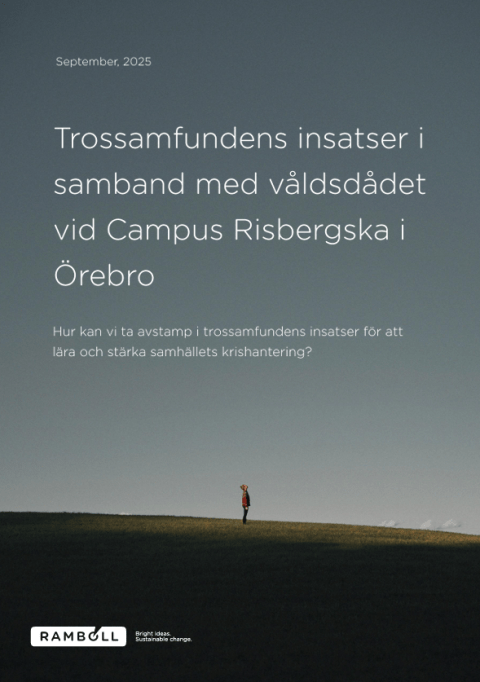 Trossamfundens roll i krishanteringen efter våldsdådet i Örebro