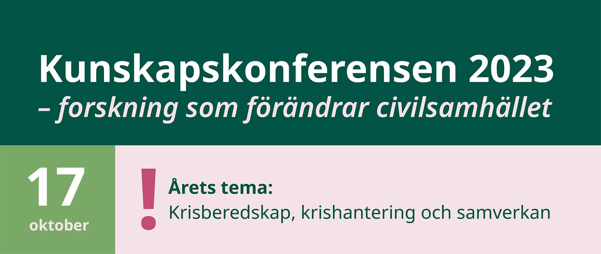 Kunskapskonferensen 2023 bannerbild