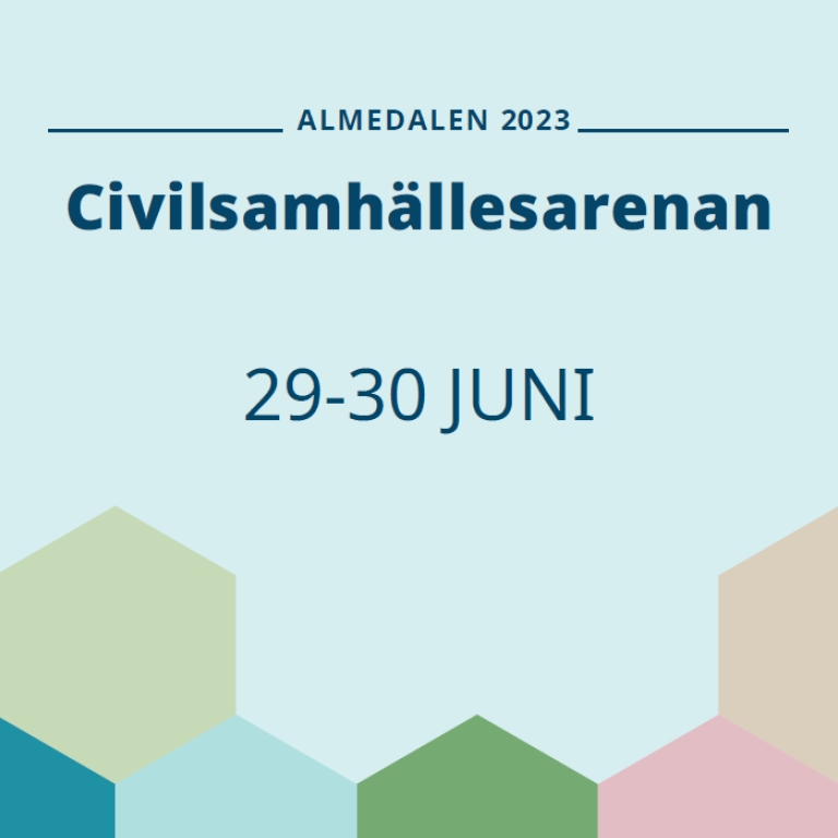 Almedalen 2023_civilsamhällesarenan
