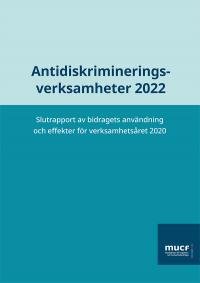 Rapporten Antidiskrimineringsverksamhet 2022