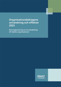 Rapport Organisationsbidragens användning och effekter 2023