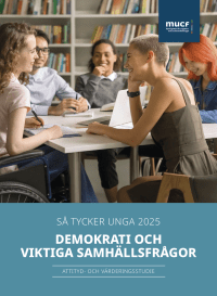 Framsida Attityd- och värderingsstudien 2025 - Demokrati och viktiga samhällsfrågor