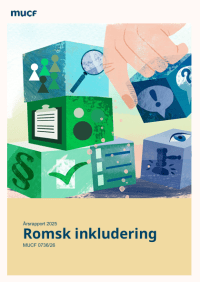 Omslag för Årsrapporten 2025 - romsk inkludering