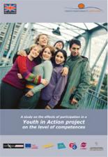 Cover of the publication. The picture portrays a group of young people. 
