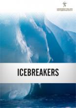 Omslag till Icebreakers. Bilden föreställer en glaciär. 