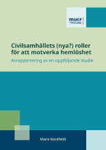 Uppföljande rapport om civilsamhällets (nua+) roller för att motverka hemlöshet