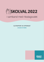 Skolval2022 i samband med riksdagsvalet